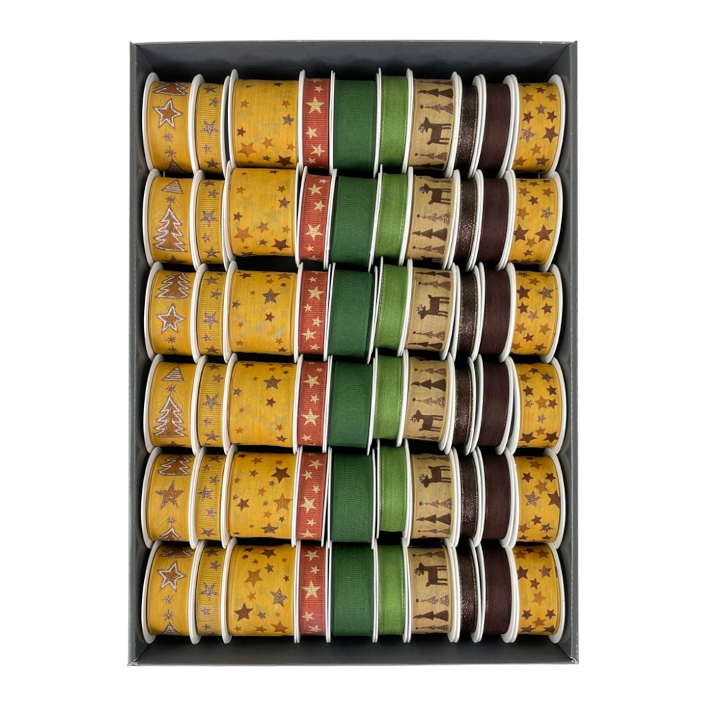 Bänderdisplay Honesty, 1 Rolle, hochwertiges Geschenkband für kreative Dekoration
