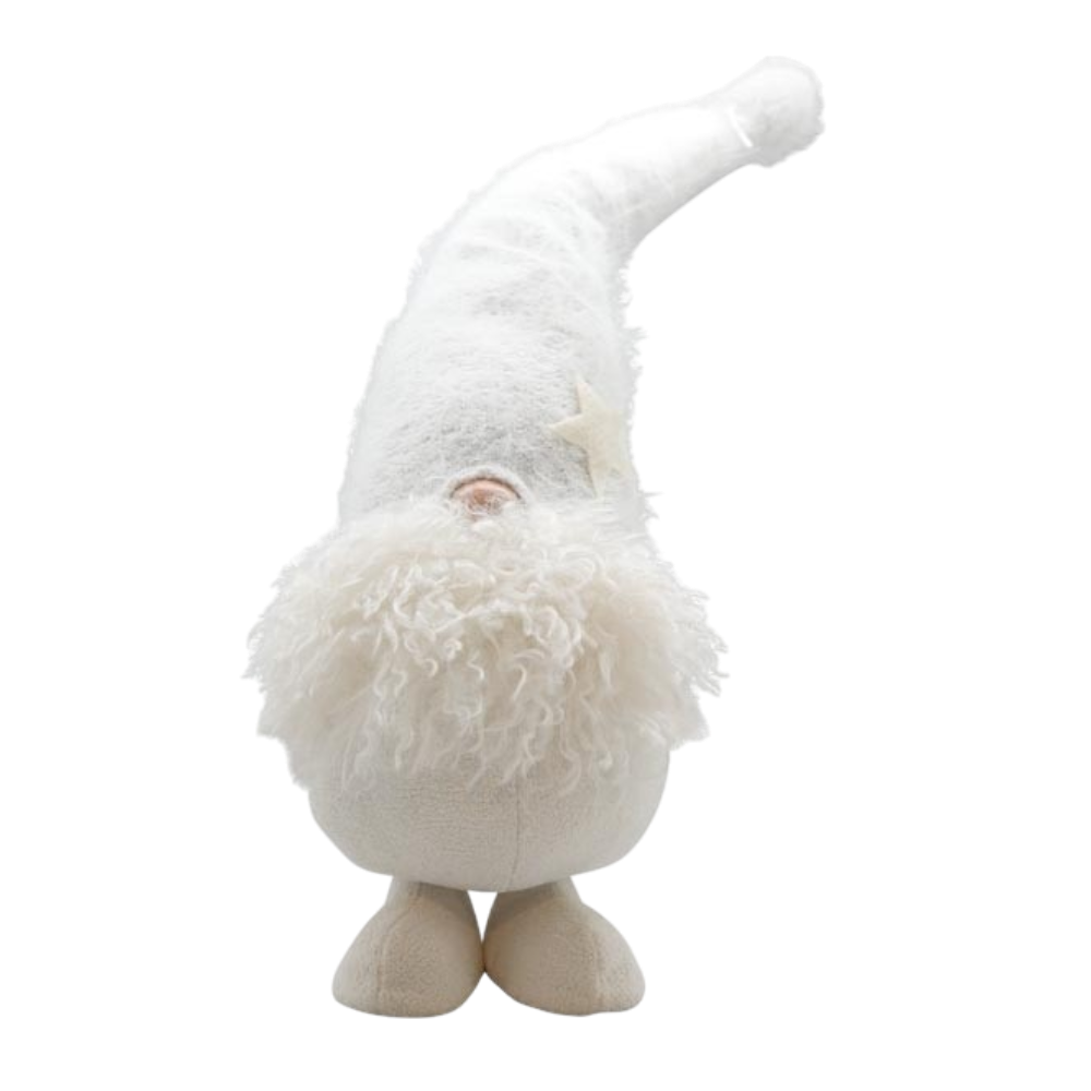 Santa RUNT Weihnachtsfigur aus Stoff, kuschelige Dekoration 9x9x29 cm