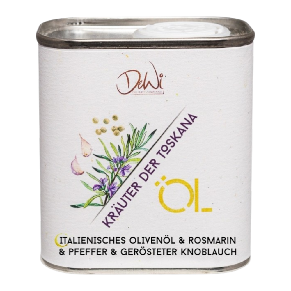 DeWi, Toskana Öl mit Einlage, 100ml Dose