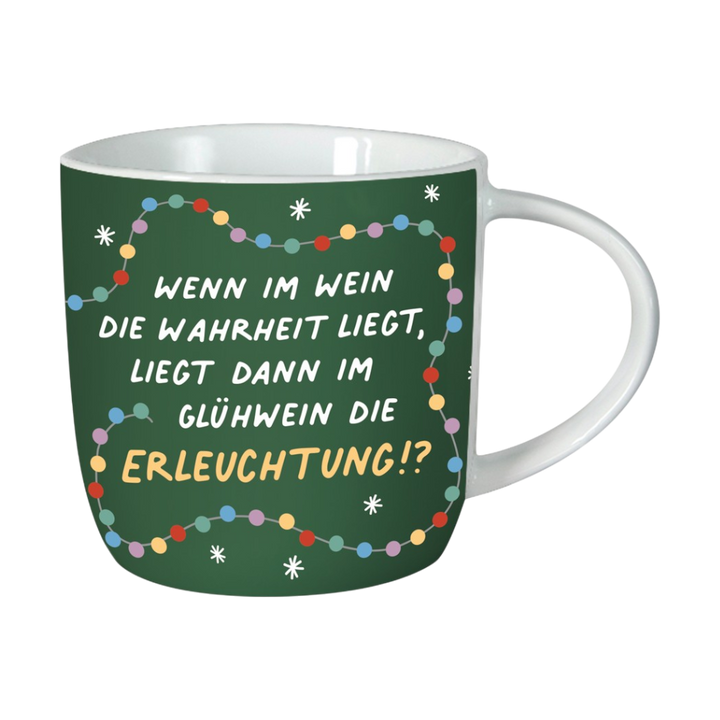 Grafik Werkstatt, Tasse Gute Laune Weihnachten Erleuchtung