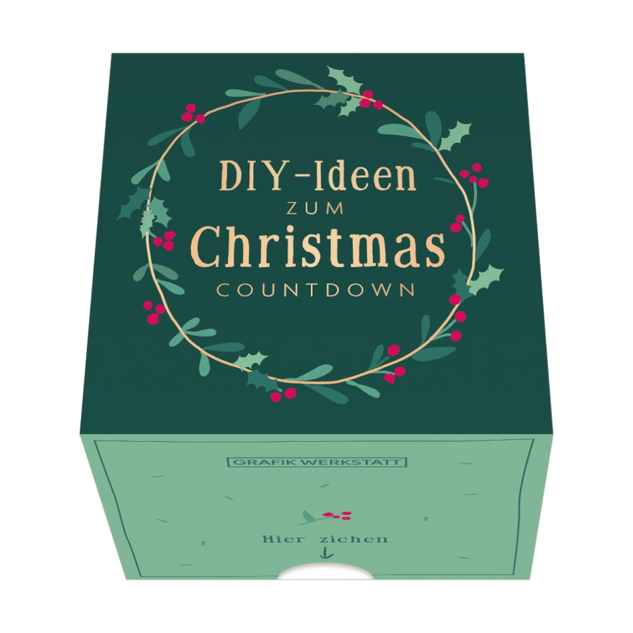 Message in a Box Adventskalender Christmas Countdown von Grafik Werkstatt, FSC-zertifiziert mit DIY-Ideen