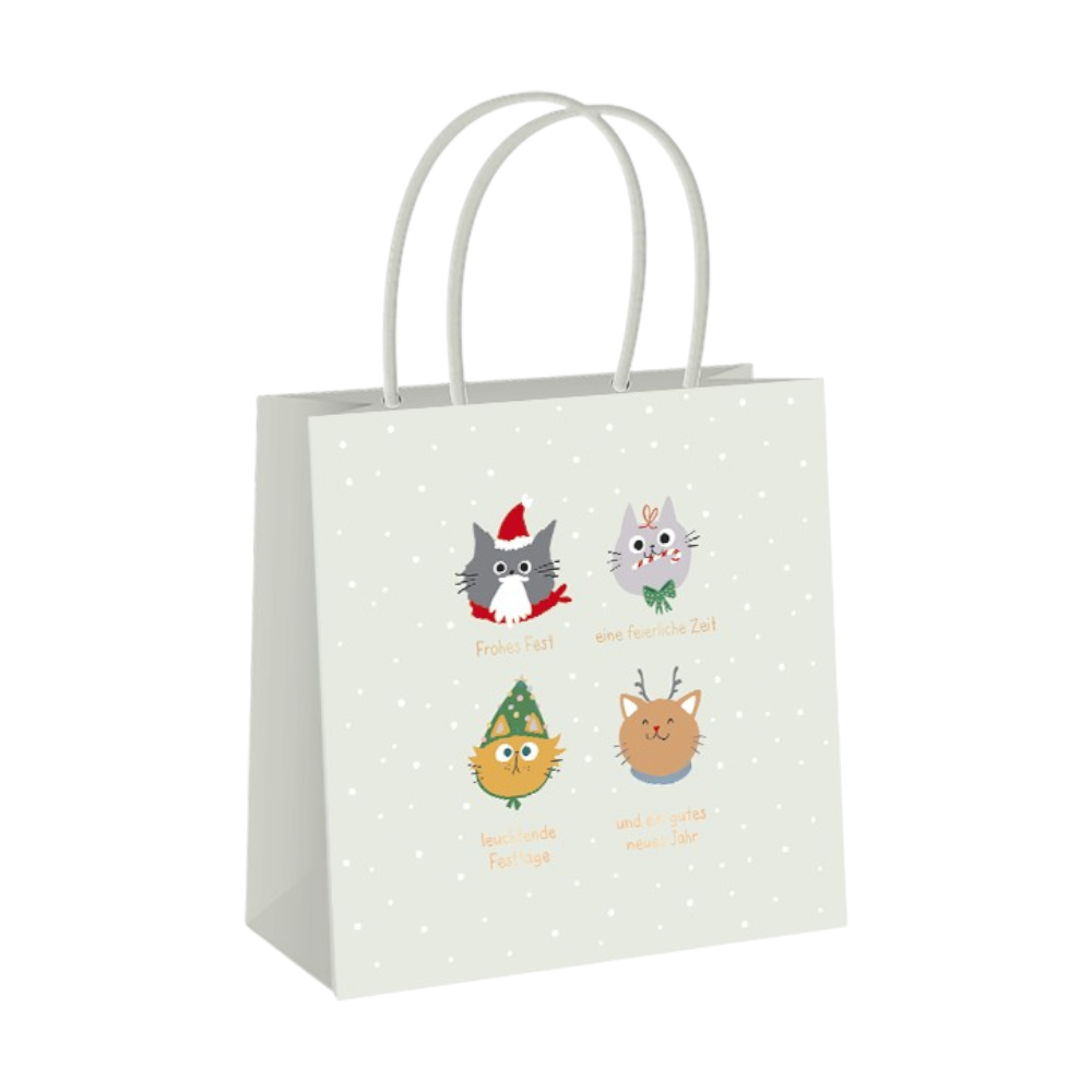 Geschenktüte klein Weihnachten Frohes Fest 125mm