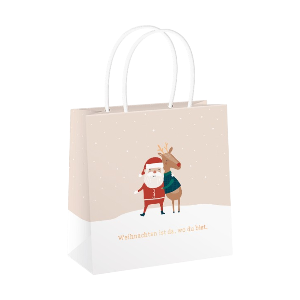 Geschenktüte klein Weihnachten ist da wo du bist