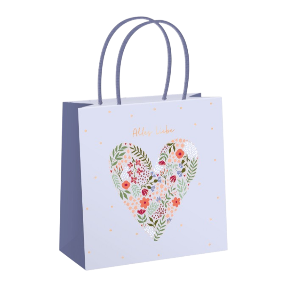 Grafik Werkstatt, Geschenktüte klein - Alles Liebe