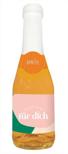 Grafik Werkstatt, Aperitivo Spritz-Flasche Alles Gute, 0,2 l