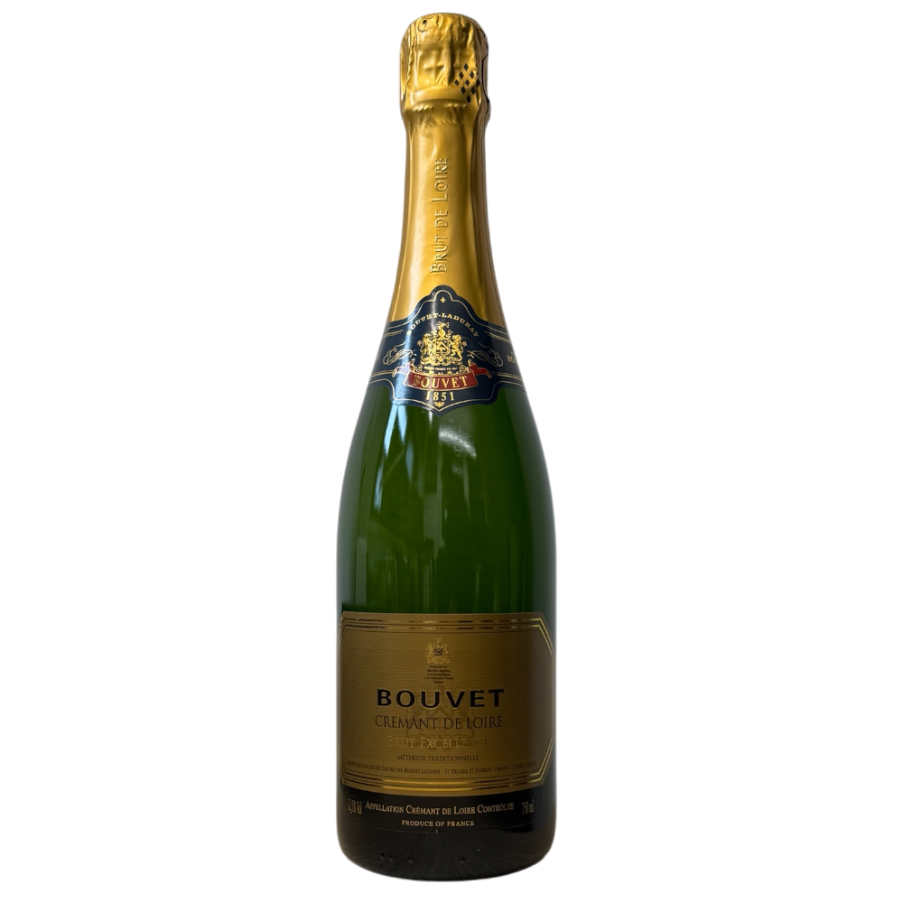 Bouvet-Ladubay Cremant de Loire AOP Blanc Brut Excellence - französischer Schaumwein aus Chenin Blanc und Chardonnay mit traditioneller Methode