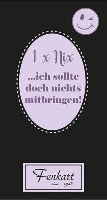 Fenkart, "Bean to Bar" Vollmilch "1x Nix", 50g