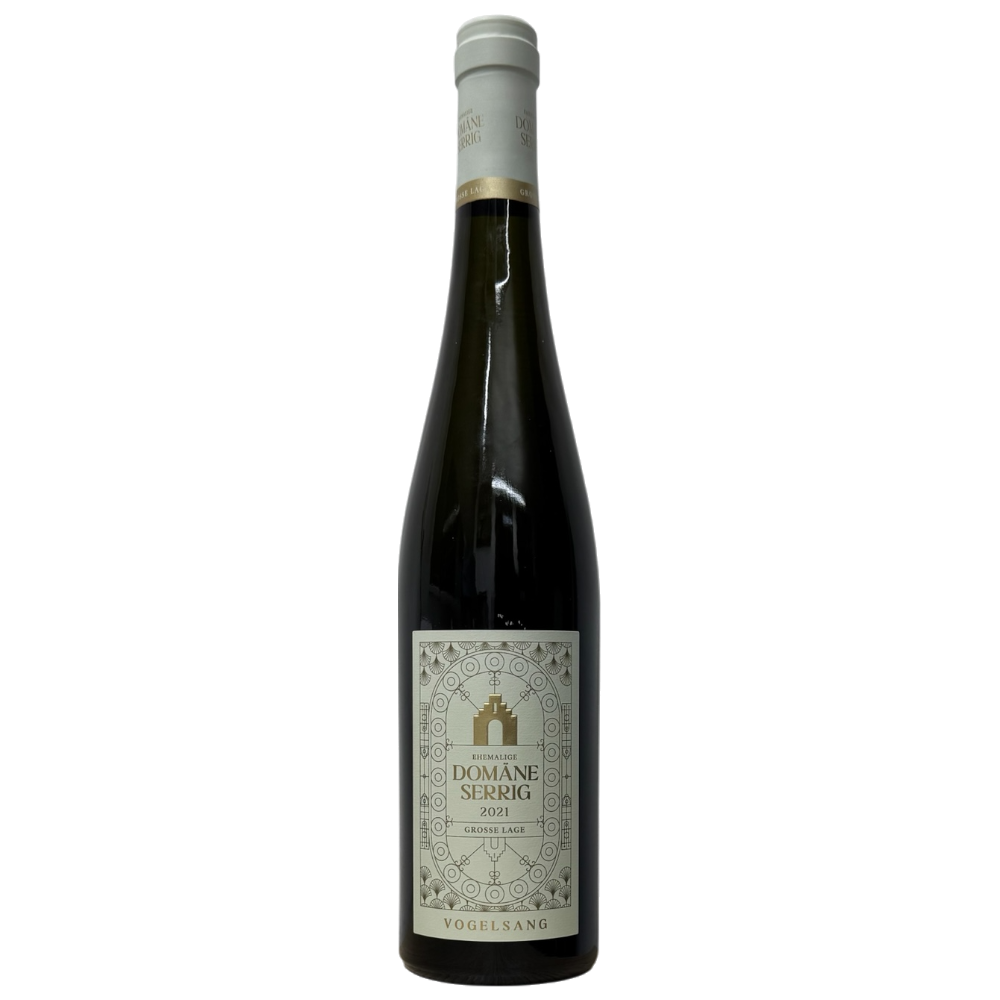 ehemalige Domäne Serrig Riesling Serriger Vogelsang Mosel 2021 - deutscher Premium-Riesling aus Monopollage mit 105% steilen Schieferhängen und 2 Jahren Flaschenreifung