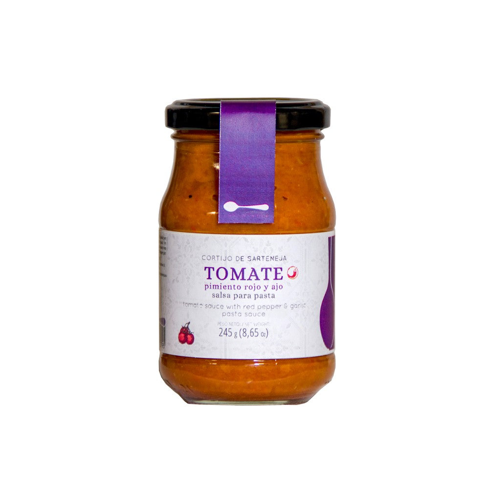 Cortijo de Sartenja, Tomate pimiento rojo y ajo, 245 g
