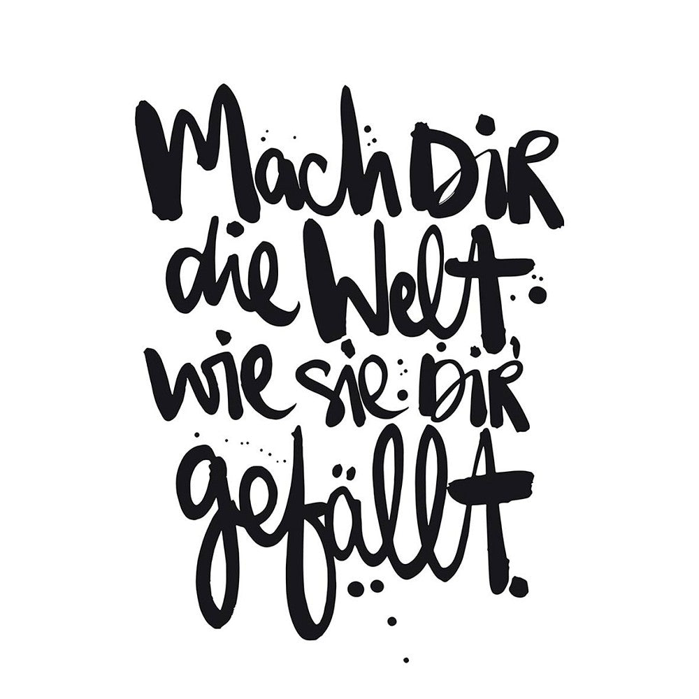 ppd, Mach dir die Welt Napkin 33x33 cm