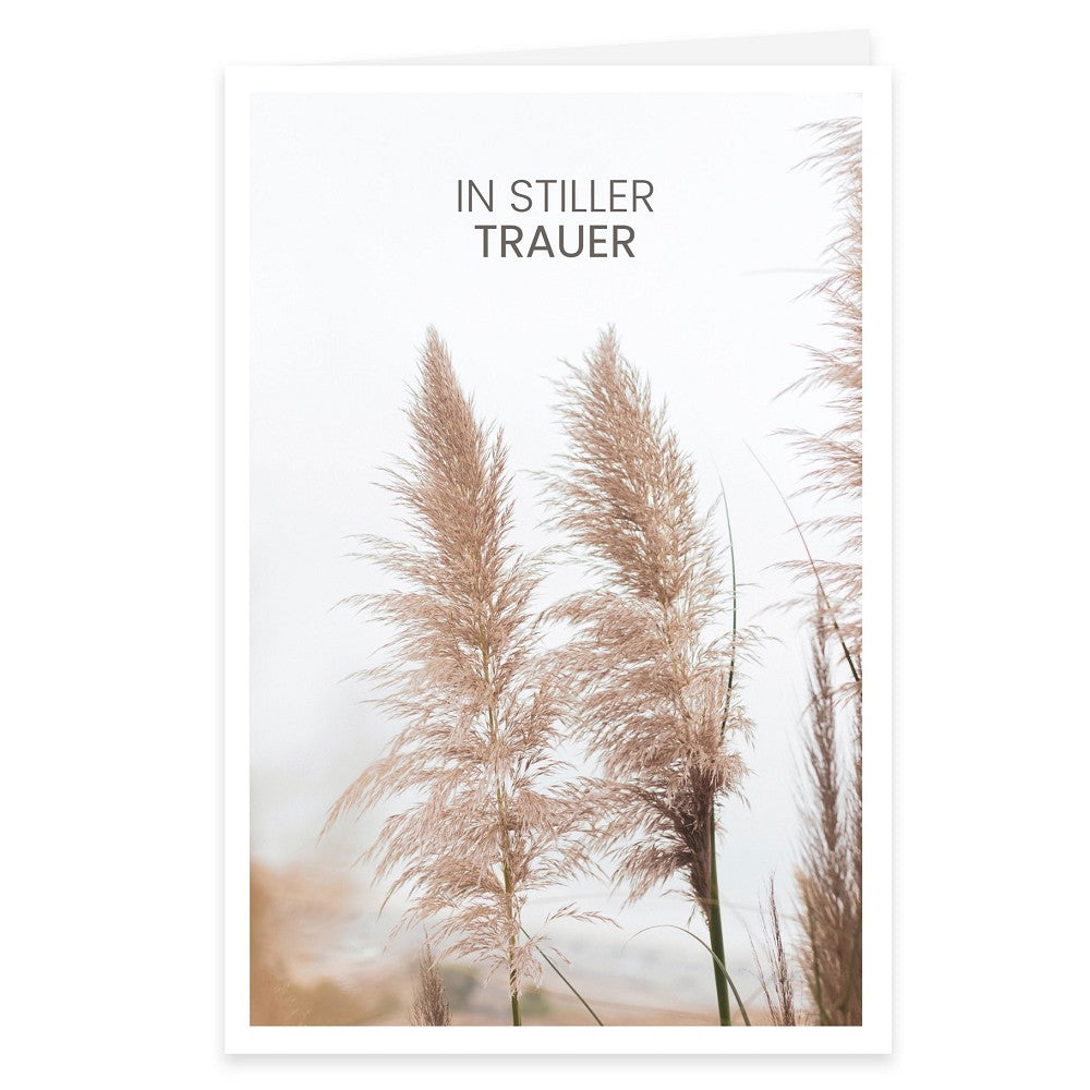 PaperArt, Trauerkarte "IN STILLER TRAUER"