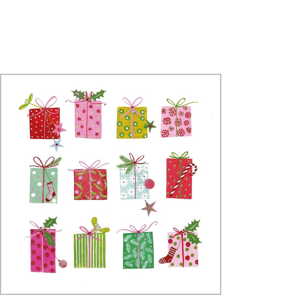 ppd Gifts for you Cocktail-Servietten 25x25cm, 20 Stück, 3-lagig, FSC-zertifiziert, festliche Tischdekoration