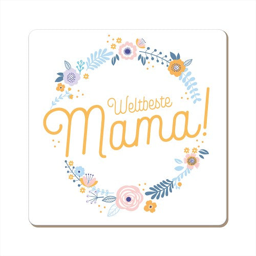 Grafik Werkstatt, Untersetzer Weltbeste Mama!