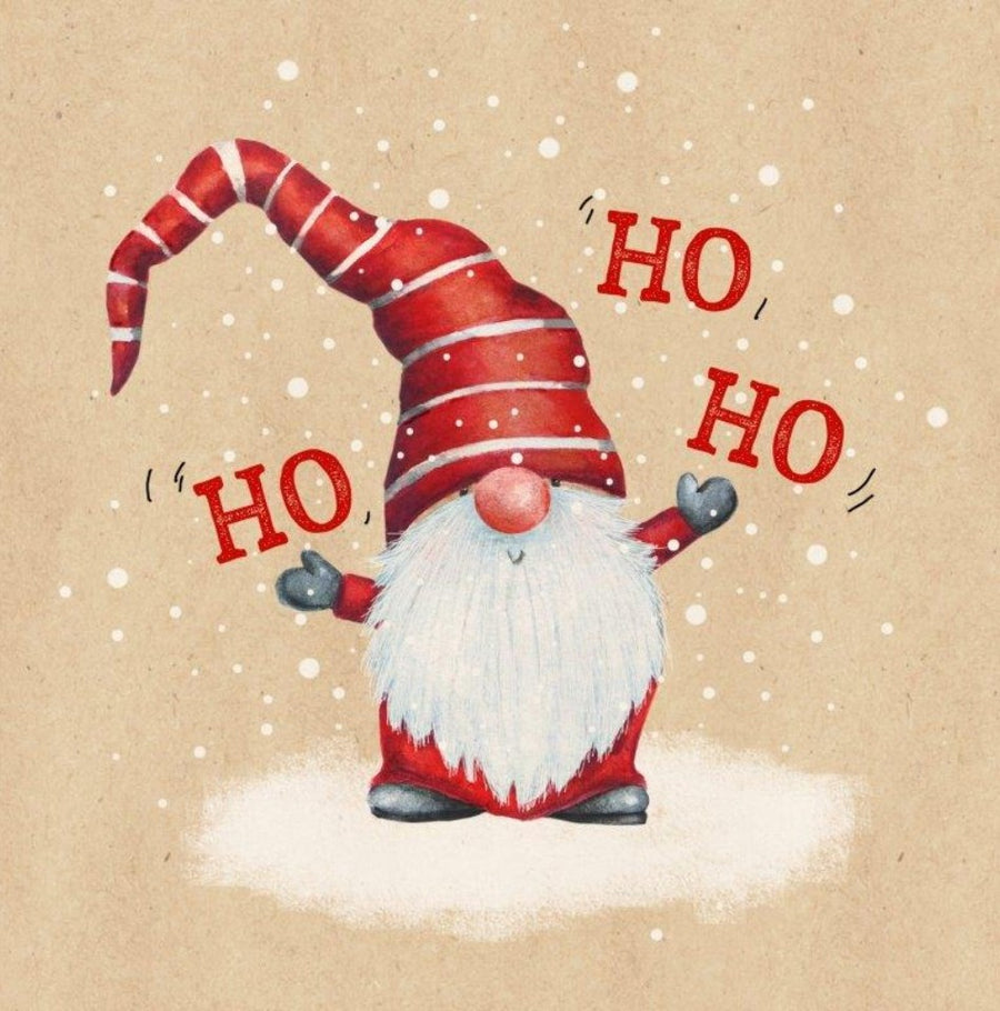 BRAUN COMPANY Servietten BY NATURE Xmas 33x33cm plastikfrei verpackt, nachhaltige Weihnachtsservietten in natürlicher Farbgebung, 20 Stück