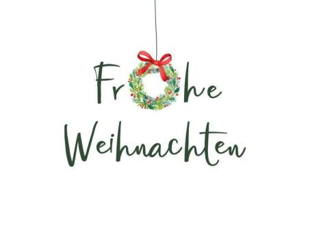 Servietten Xmas 33x33cm Frohe Weihnachten, 20 Stück, festliche Lunch-Servietten für Weihnachtsessen