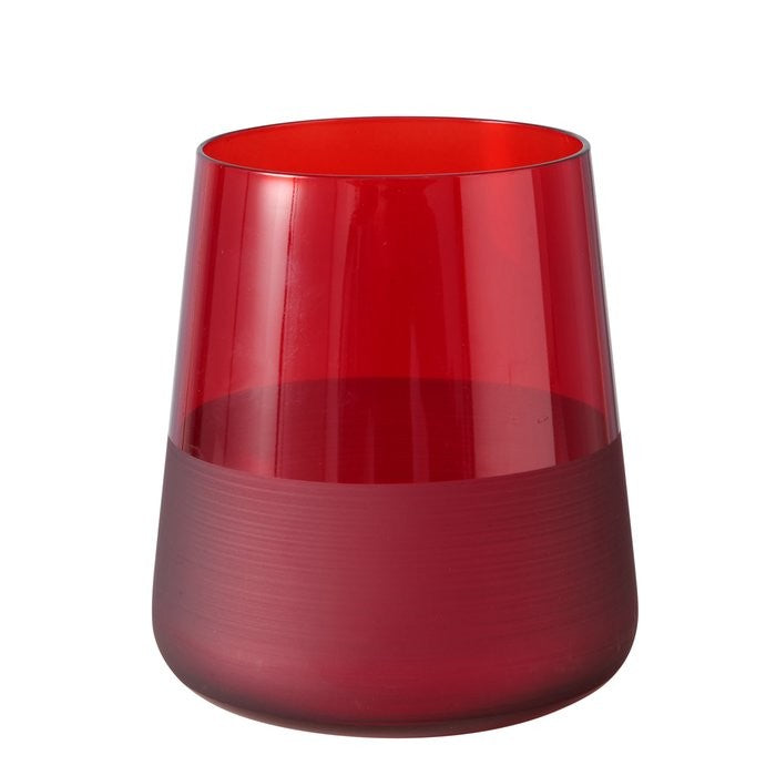 Trinkglas Crimson, H 10 cm, rot