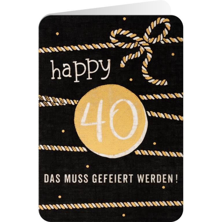 GRUSS & CO, Grußkarte 91427 LEINEN de 03 - Geburtstag