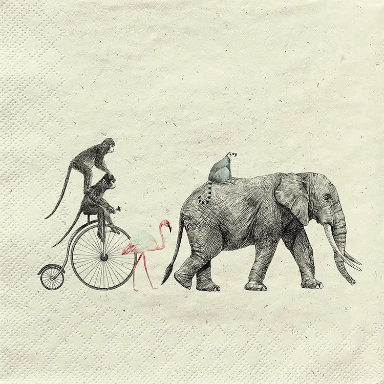 Fasana, Safari - Servietten 33 x 33 cm