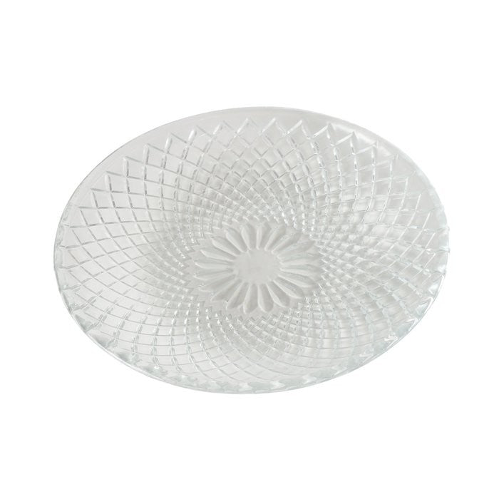 Teller Ruka Glas Relief 25cm