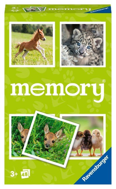Ravensburger, Tierbaby memory® - Reisespiel ab 3 Jahre