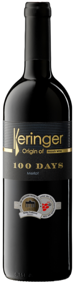 Keringer, 100 Days Merlot 2021, 0,75 l
