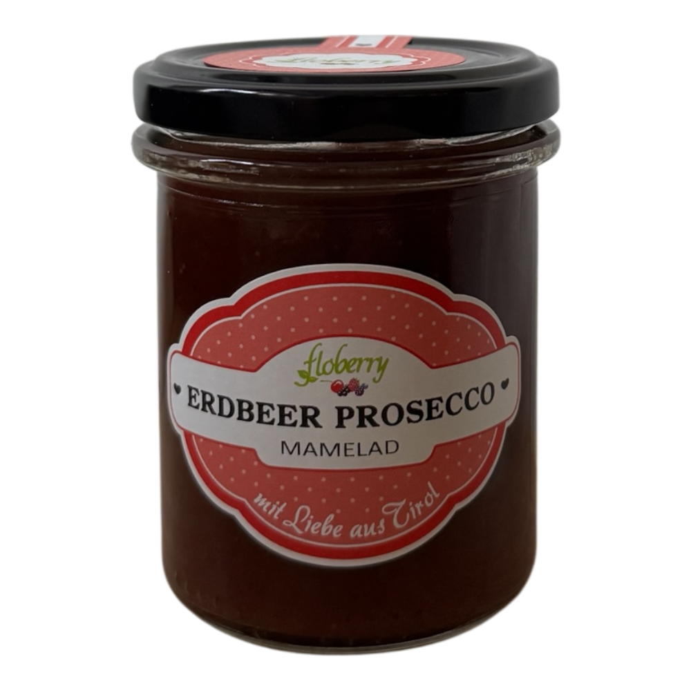 Floberry, Erdbeer Prosecco Marmelade, 200g