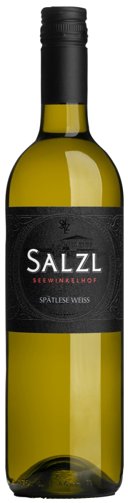Weingut Salzl Spatlese Weiss 2023 - österreichischer Spätlesewein aus Sämling 88, Chardonnay und Bouvier mit 2 Monaten Feinhefe-Reifung und 73,3g/l Restzucker