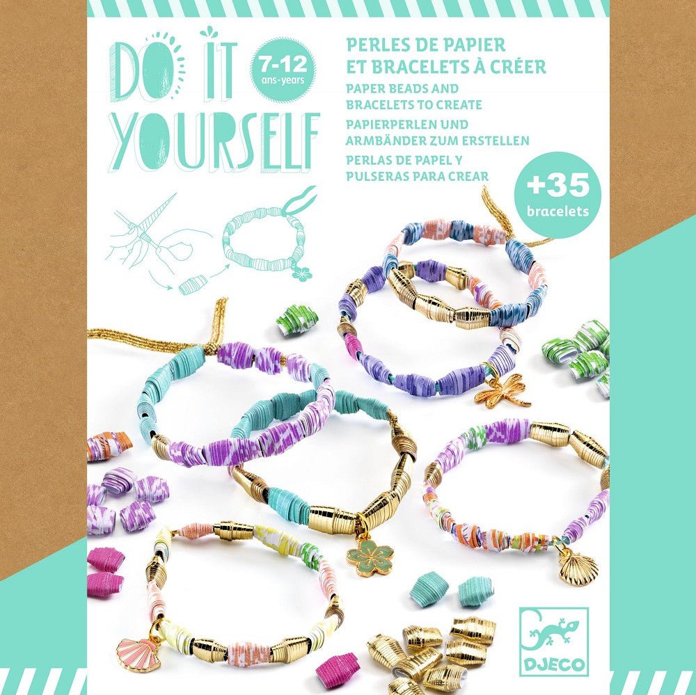 Djeco, Papierperlen und Armbänder zum Erstellen DJ07972 - Weinatelier Agnes