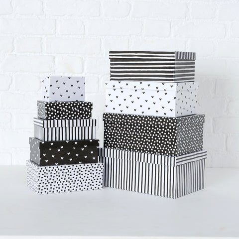 Geschenkbox Sunny, Rechteck, H 5,50 cm, Papier, mehrfarbig - Weinatelier Agnes
