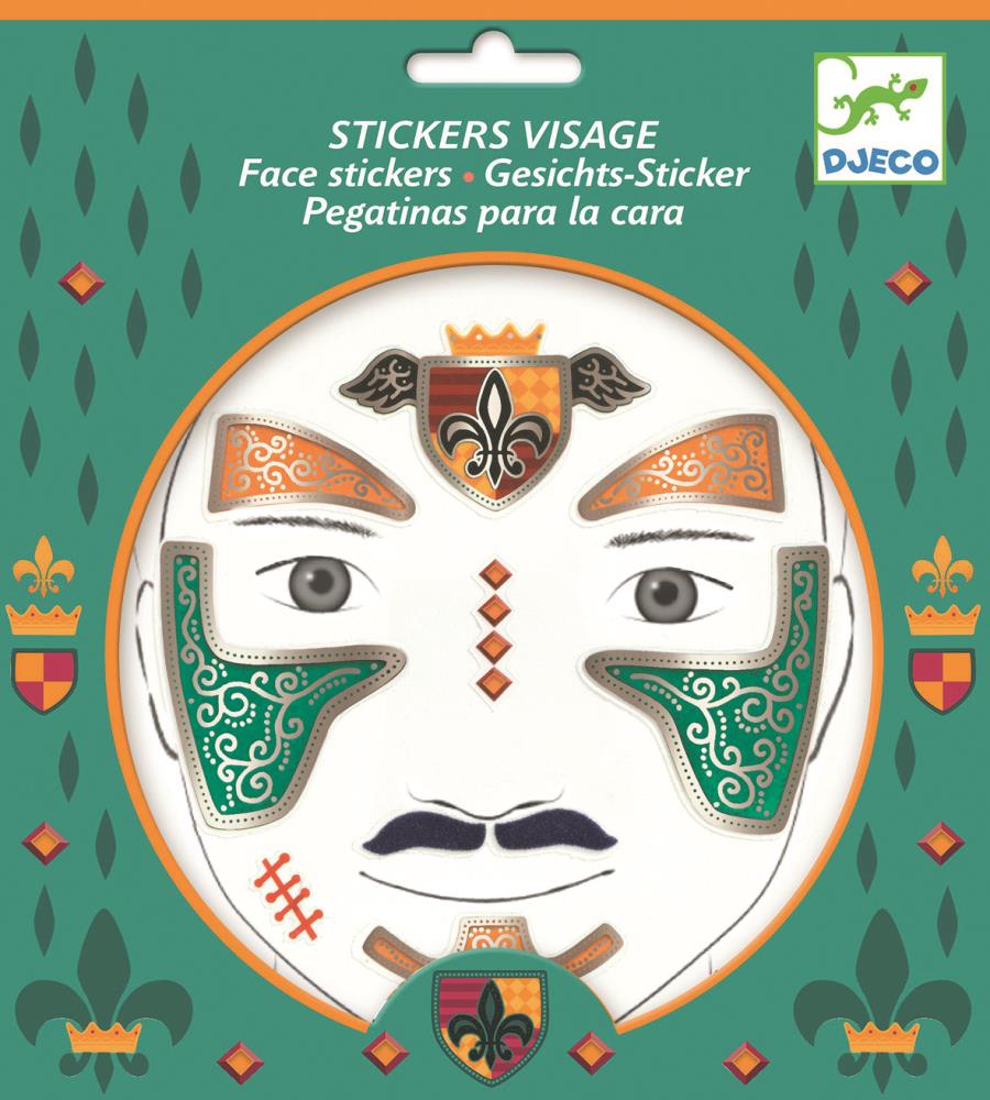 Gesichts Sticker Ritter - Weinatelier Agnes