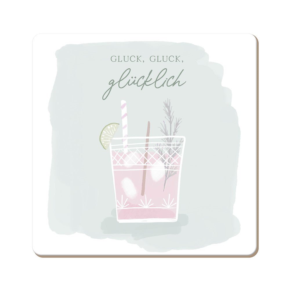 Grafik Werkstatt, Untersetzer 64316 - Gluck, Gluck... - Weinatelier Agnes