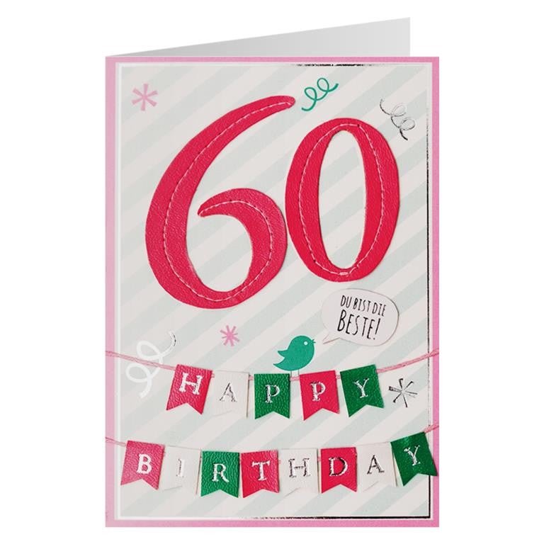 GRUSS & CO, Die Lederkarte 90599 »Geburtstag« - Weinatelier Agnes