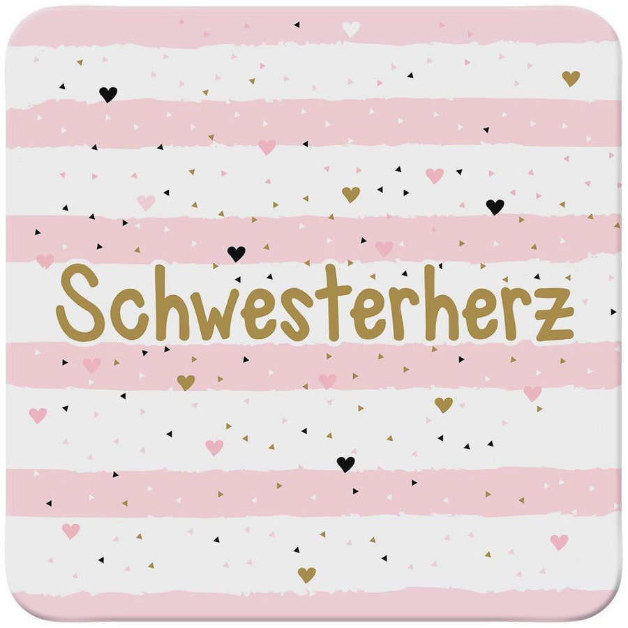 GRUSS & CO, Untersetzer 46244 »Schwesterherz« - Weinatelier Agnes