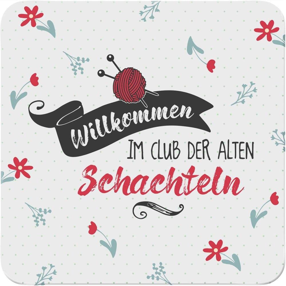 GRUSS & CO, Untersetzer 46682 »Willkommen im Club der ...« - Weinatelier Agnes