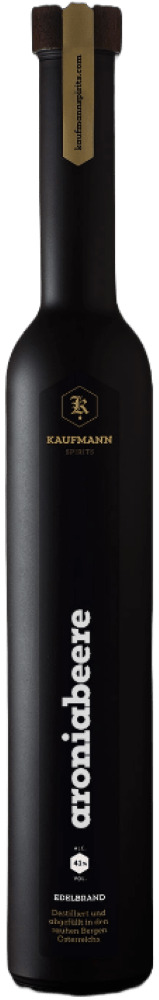 Kaufmann Spirits, Aroniabeere Edelbrand 350 ml - Weinatelier Agnes