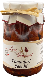 Live & Gourmet, Getrocknete Tomaten in Olivenöl, 270g - Weinatelier Agnes