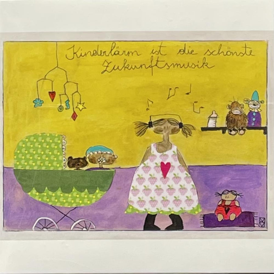 Michaela Mara, Kunstbillet Klappkarte BQ10MA1141 - Weinatelier Agnes