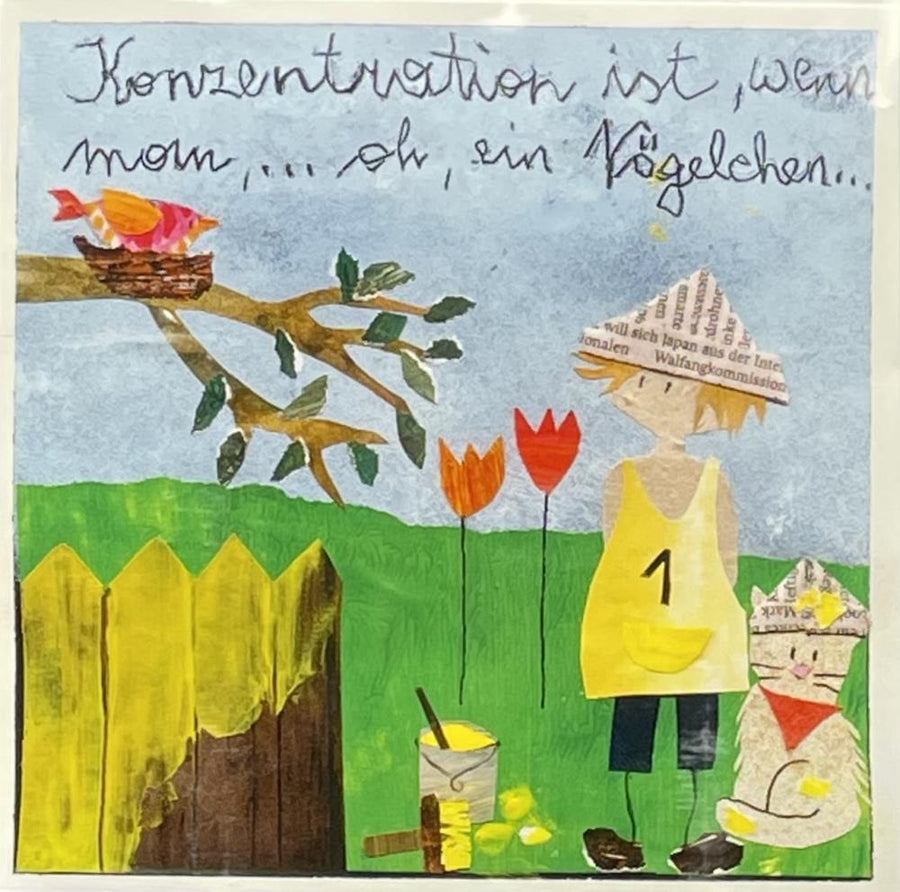 Michaela Mara, Kunstbillet Klappkarte BQ10MA1204 - Weinatelier Agnes