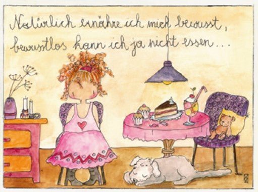 Michaela Mara, Kunstbillet Klappkarte BQMA1238 - Weinatelier Agnes
