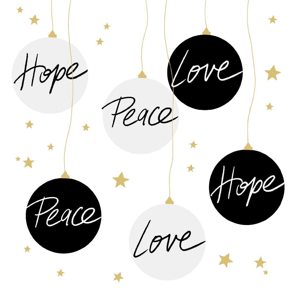 ppd, Hope & Peace Napkin 33x33 cm - Weinatelier Agnes