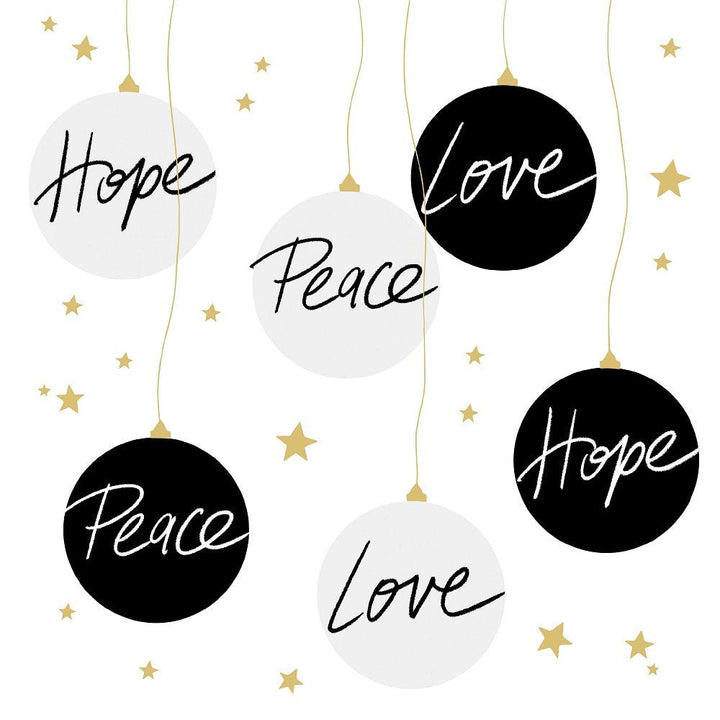 ppd, Hope & Peace Napkin 33x33 cm - Weinatelier Agnes