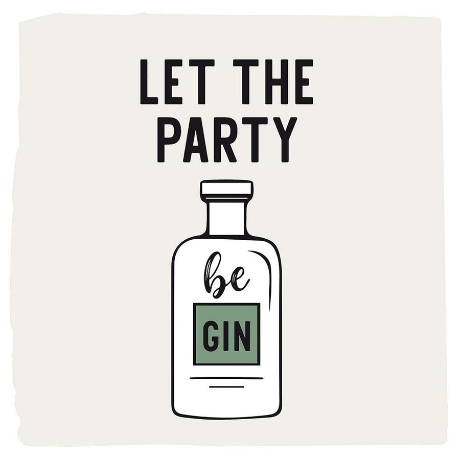 ppd, Let the Party be Gin Cocktail - Servietten 25x25 cm - Weinatelier Agnes