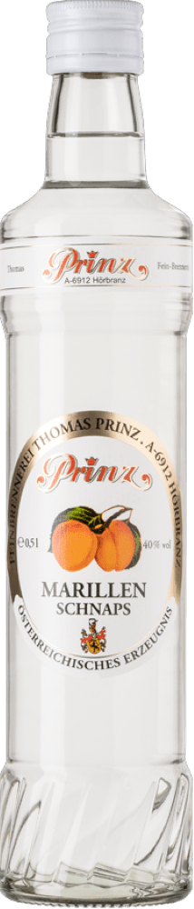 Prinz, Marillen Schnaps, 0,5 l - Weinatelier Agnes