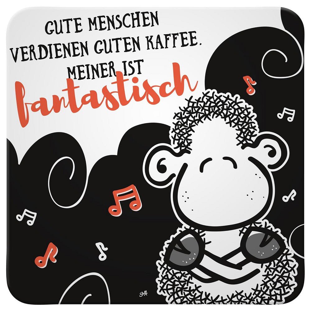 sheepworld, Untersetzer 46119 »Gute Menschen verdienen ...« - Weinatelier Agnes