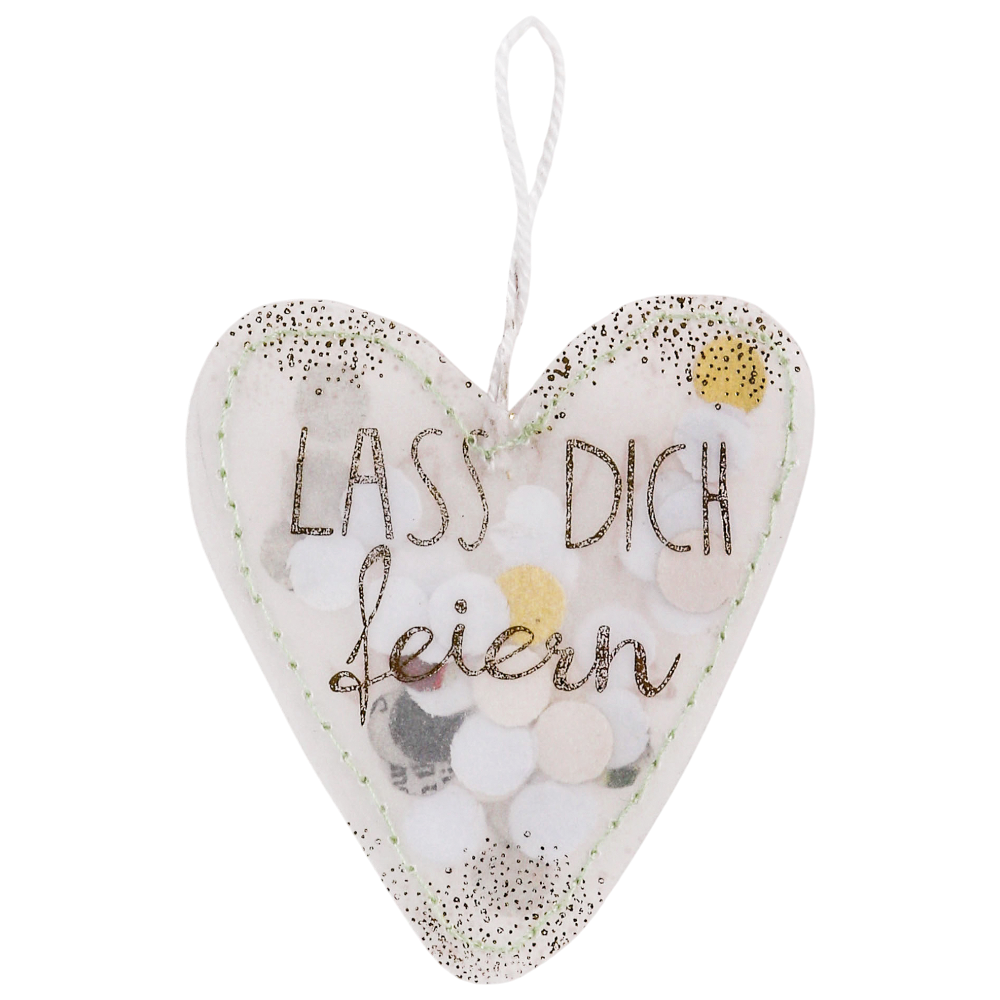Konfettiherzen Lass dich feiern Good old friends
