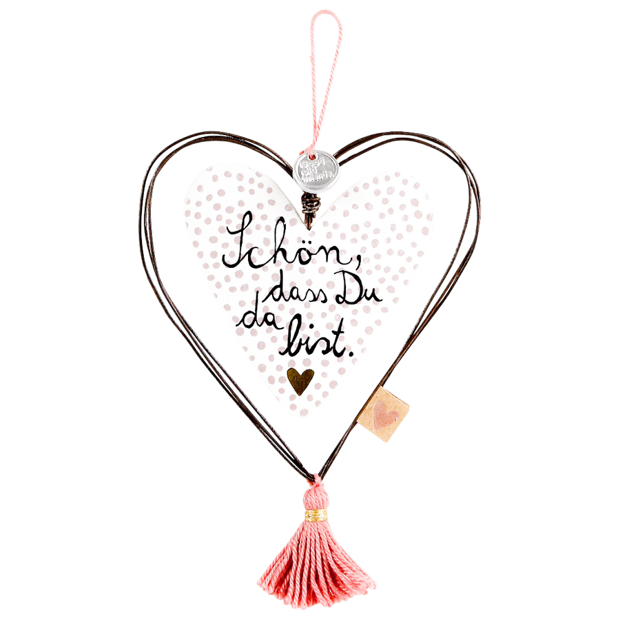 Schmuckherz Schön dass Du da bist Good old friends