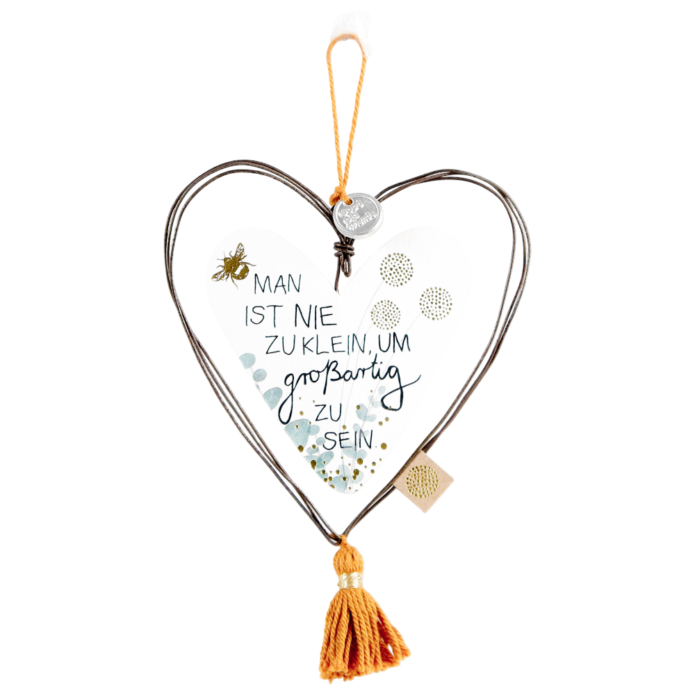 Schmuckherz Man ist nie zu klein Good old friends