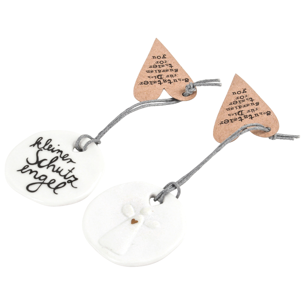 Schutztaler Kleiner Schutzengel Good old friends Porzellan