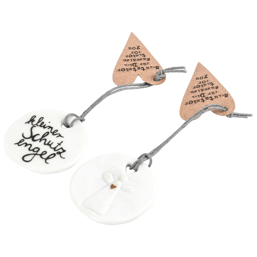 Schutztaler Kleiner Schutzengel Good old friends Porzellan