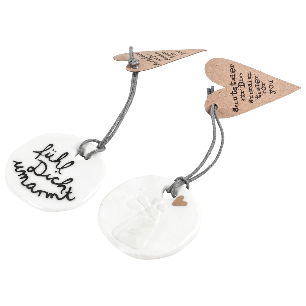 Schutztaler Fühl Dich umarmt Good old friends Porzellan